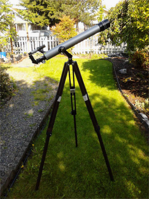 Jensen Wood Frame Telescope Circa 1960s