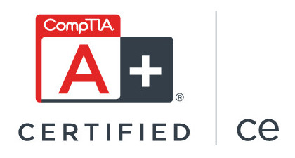 CompTIA A+ CE Certified Logo- compressed and cropped
